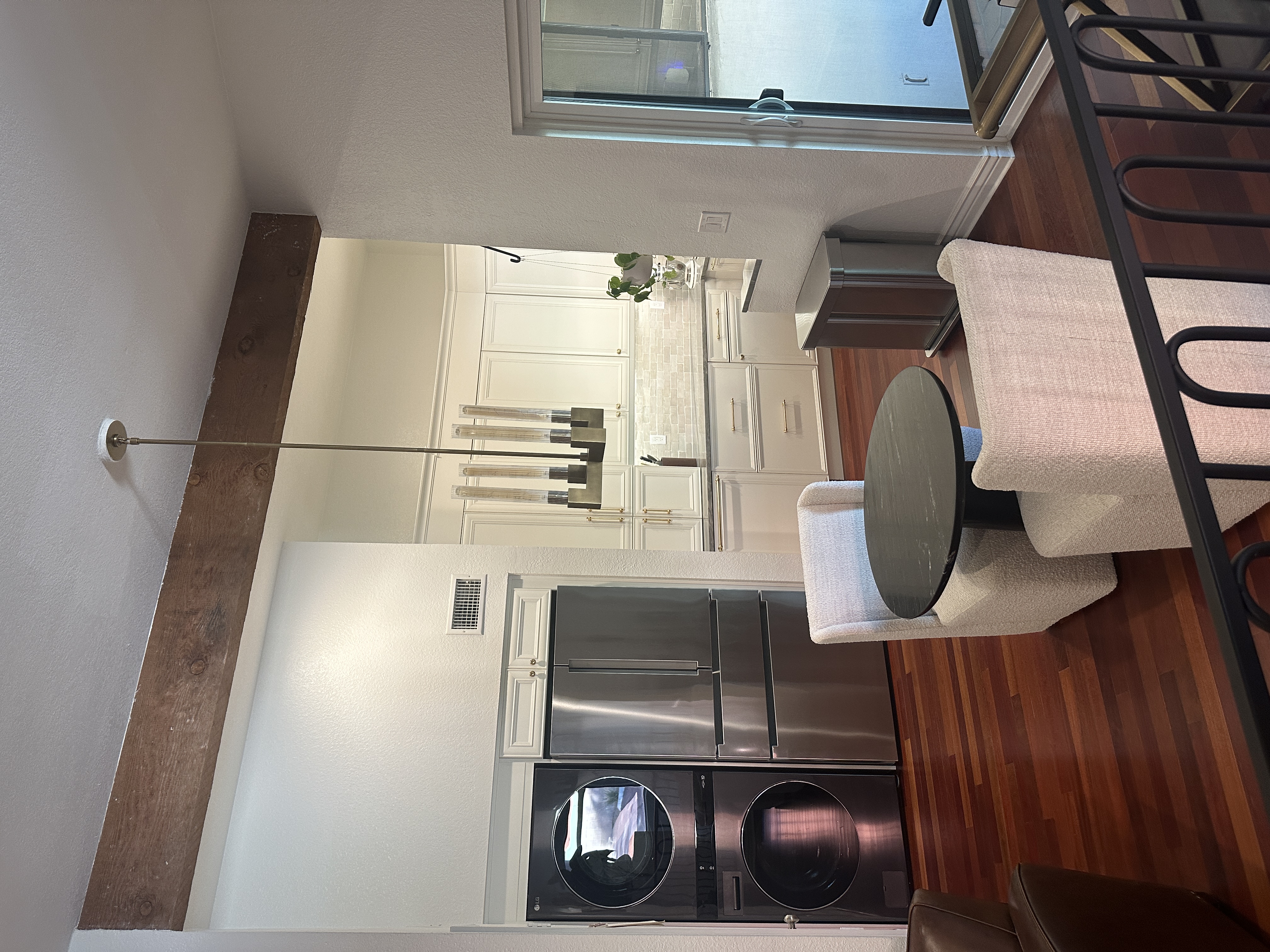 Open concept kitchen and living space remodel
