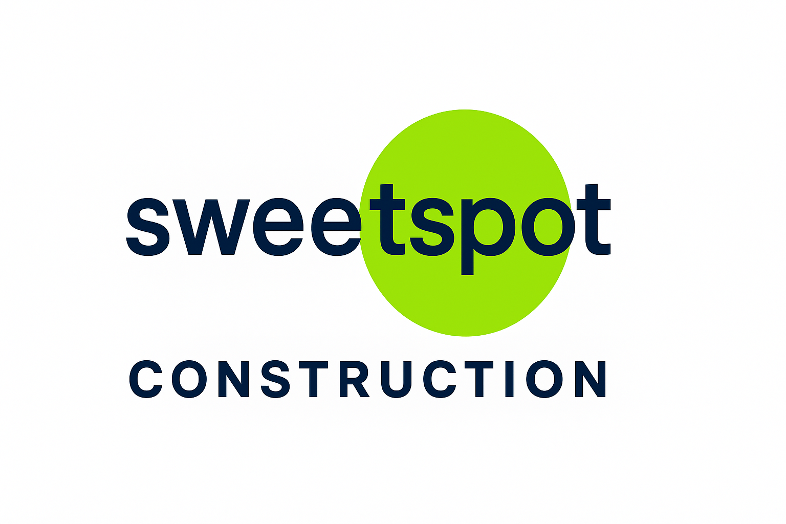 Sweet Spot Construction Logo